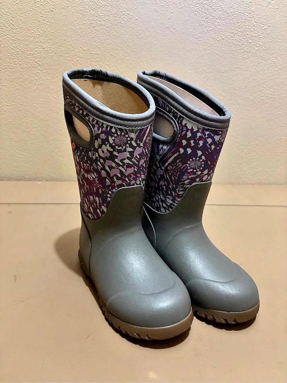 BOGS York Dandelion Kids Waterproof Boots Girls US 10 New